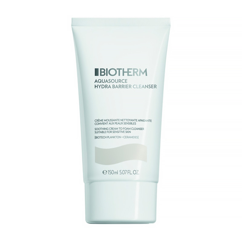 Biotherm Cosmética Facial Aquasource Hydra Barrier Shoothing Cream to Foam Cleanser Limpiador Facial