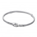 Bracciale Pandora Moments con catena e chiusura borchiata 593681C00