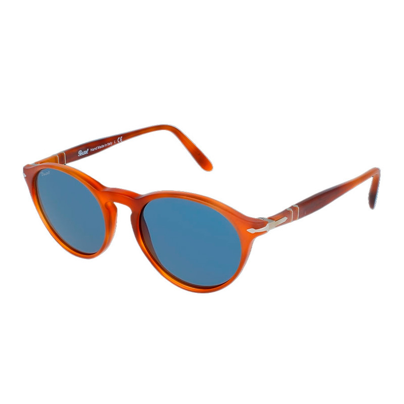 Persol Man Sunglass PO3092SM -  Frame color: Terra Di Siena, Lens color: Light Blue