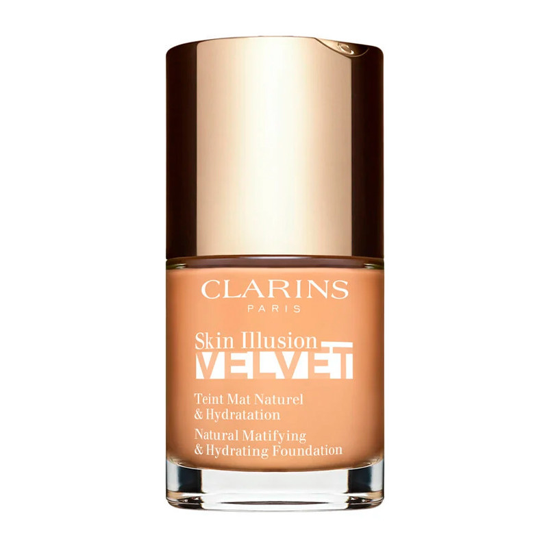 Clarins 108W Fluid Base Skin Illusion Velvet Makeup Matte Finish Serum