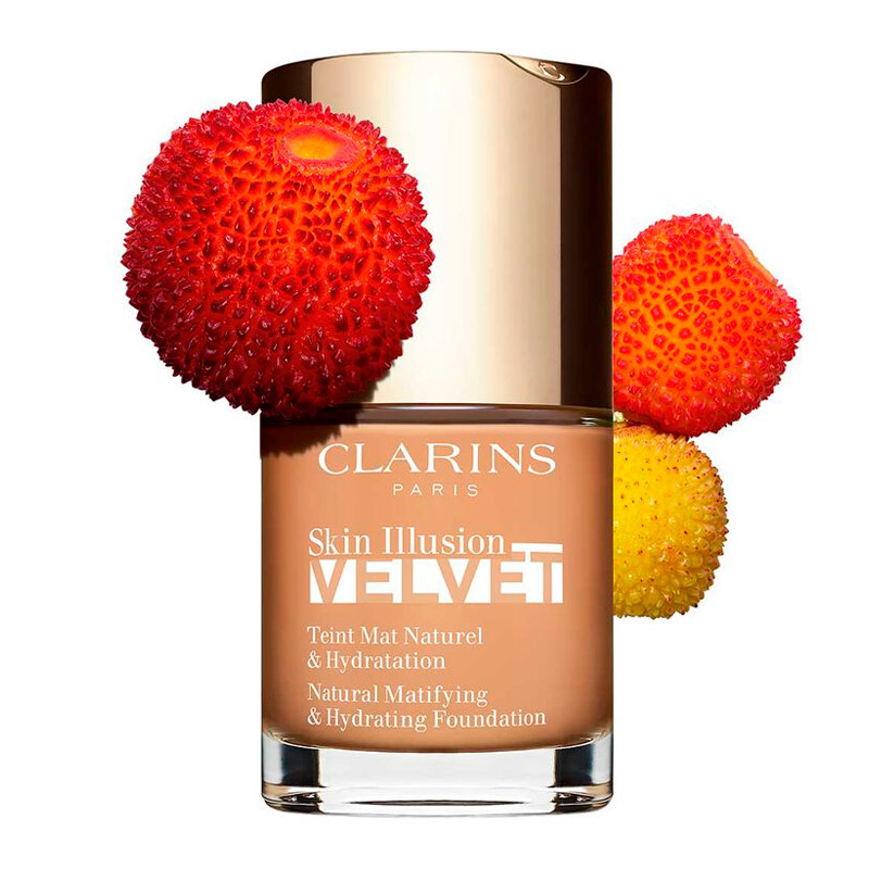 Clarins Bases Maquillaje Skin Illusion Velvet Maquillaje Sérum Acabado Mate
