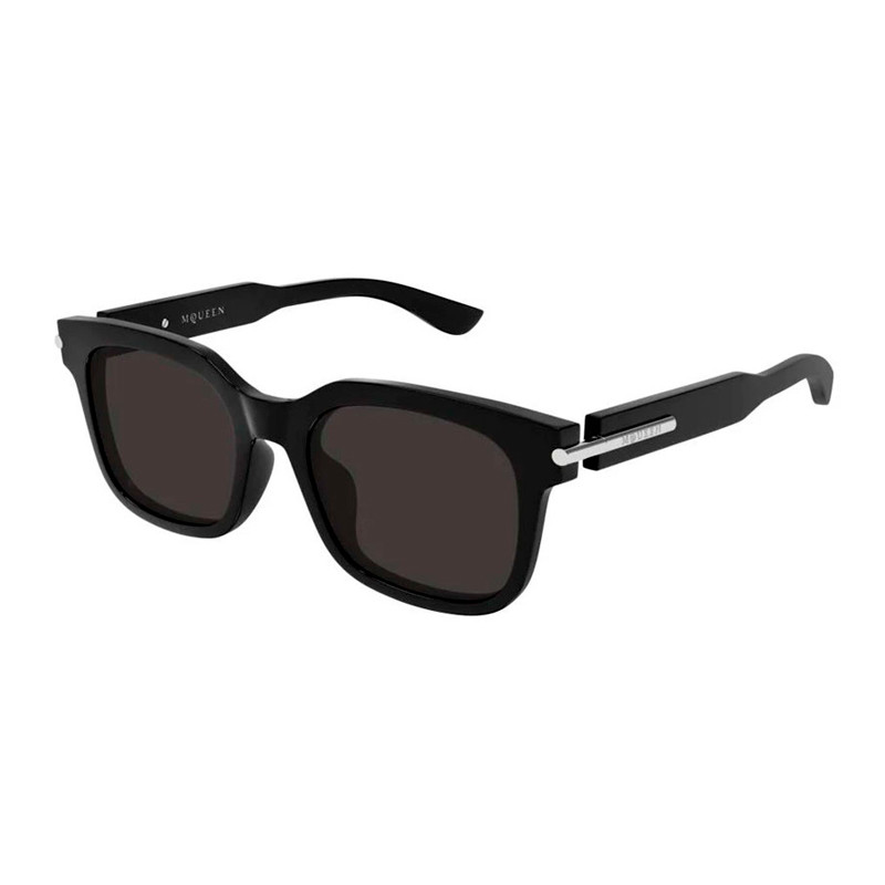 Alexander McQueen AM0496SA Asian Fit 001 Men's Sunglasses Black Size 54