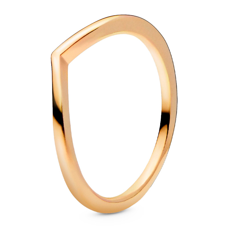 Pandora Gold Rings Classic Polished Desire Ring 168742C00