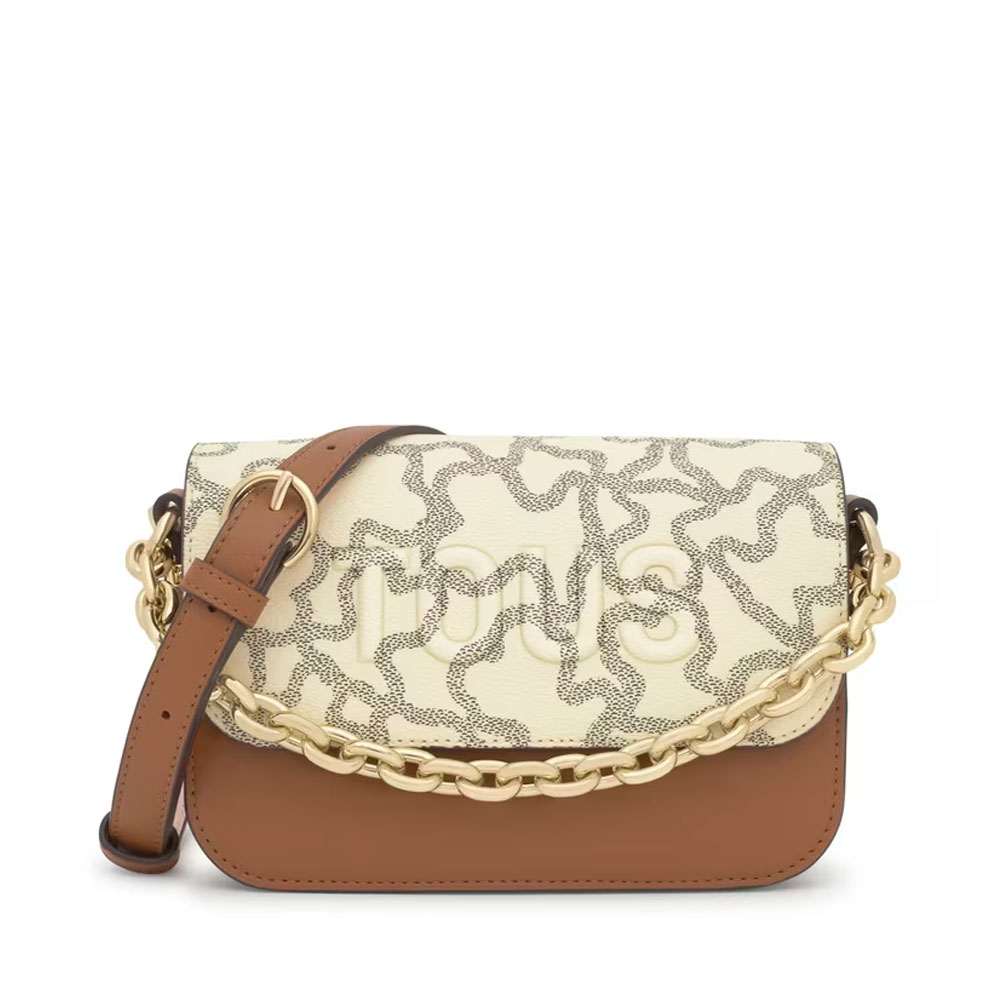 Tous Bags Women's Beige Bags, Toiletry Bags And Suitcases For Kaos Icon Chain Bag Small