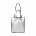 METALLIC SHOPPER BAG