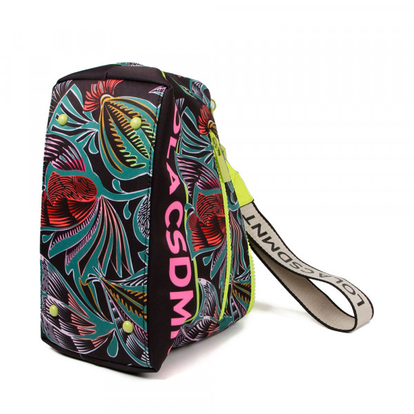 bolsa-de-maquiagem-de-nylon-com-estampa-floral-e-detalhes-fluorescentes