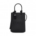 Mini sac Pop noir avec breloque ours TOUS