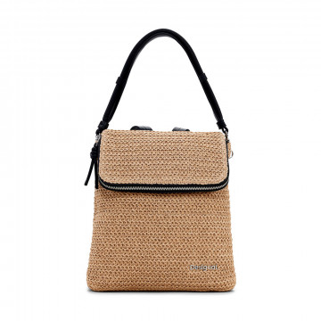 half-logo-raffia-hampton-backpack