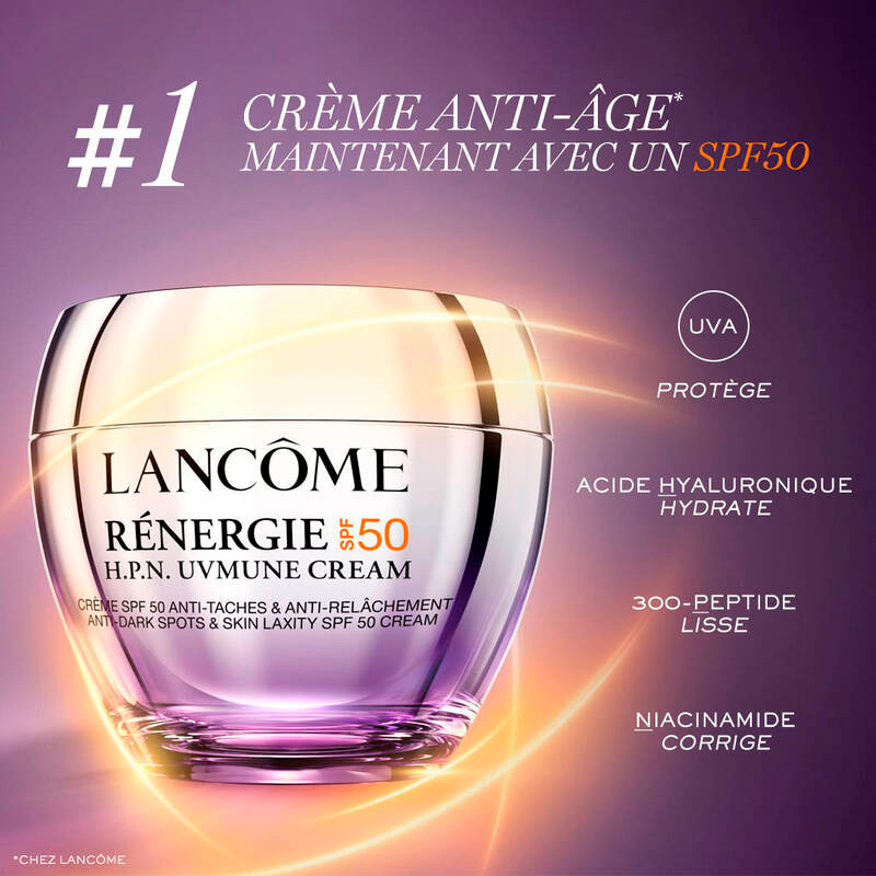 Lancome Rénergie Crème H.P.N. Uvmune Spf50 Crema Antiedad Con Protección Solar