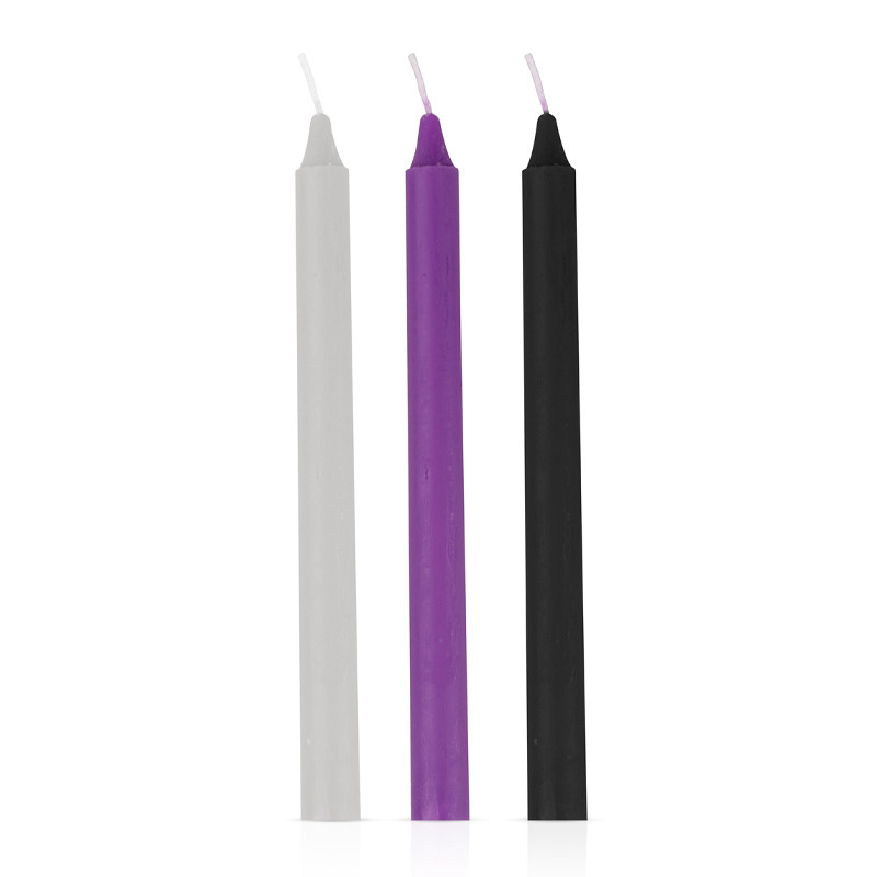 Edc Bem-estar íntimo Velas sensuais de cera quente - 3 unidades