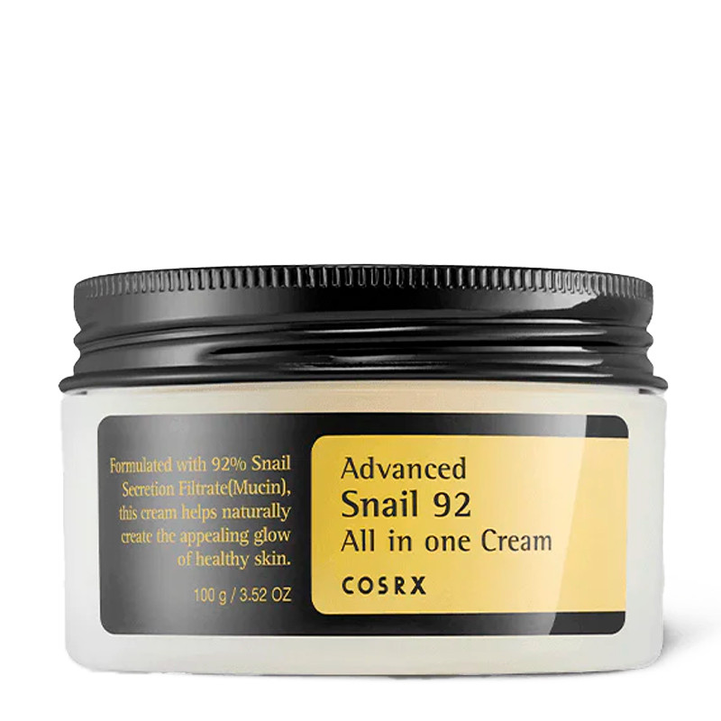 Cosrx Women's Cream Face Skin Care Advanced Snail 92 All In One Moisturizing With Snail Mucin