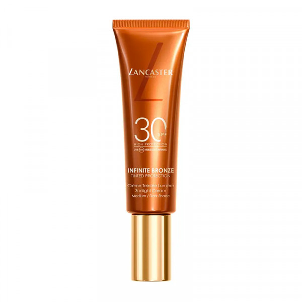 infinite-bronze-protector-solar-facial-spf30-con-maquillaje