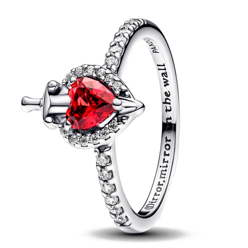 Pandora White/Fuchsia/Pink Rings Evil Queen Disney Villains Ring 193422C01
