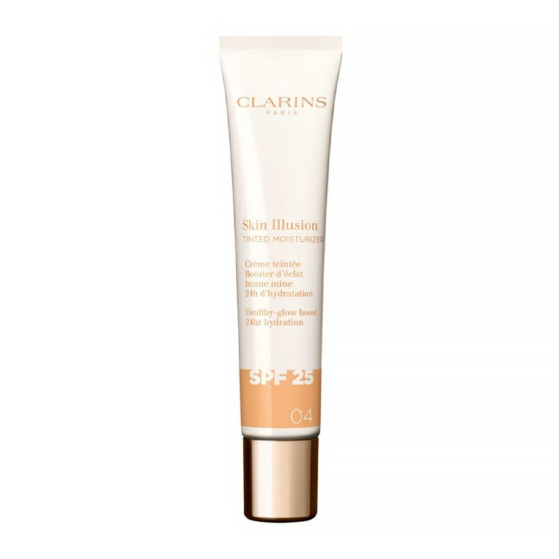 Clarins Cosmética Facial Skin Illusion Tinted Moisturizer SPF25 Tratamiento Antiedad Con Color Efecto Glow