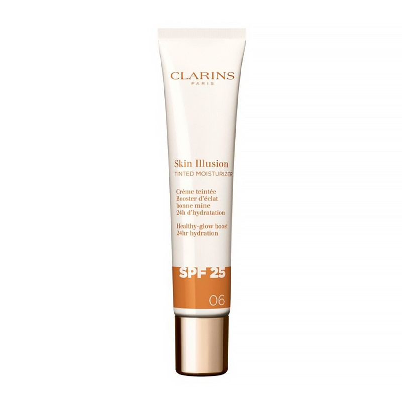 Clarins Women's 6 Face Skin Care Skin Illusion Tinted Moisturizer Spf25 Anti-Aging Treatment With Glow Effect Color