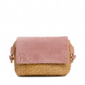 Crossbody bag with embossed logo