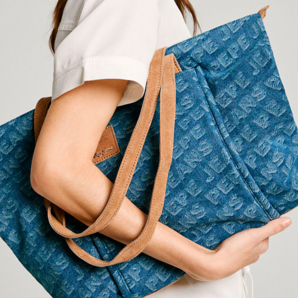 bolso-tote-denim-con-logo