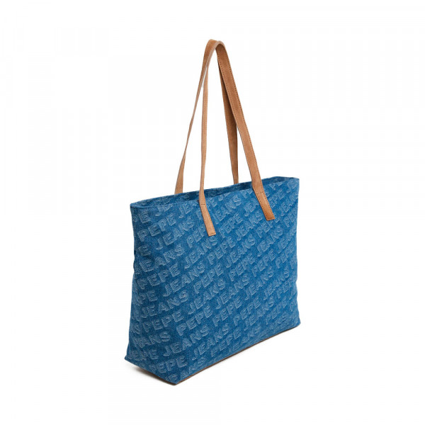 bolso-tote-denim-con-logo
