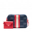 Bolsa de ombro jacquard