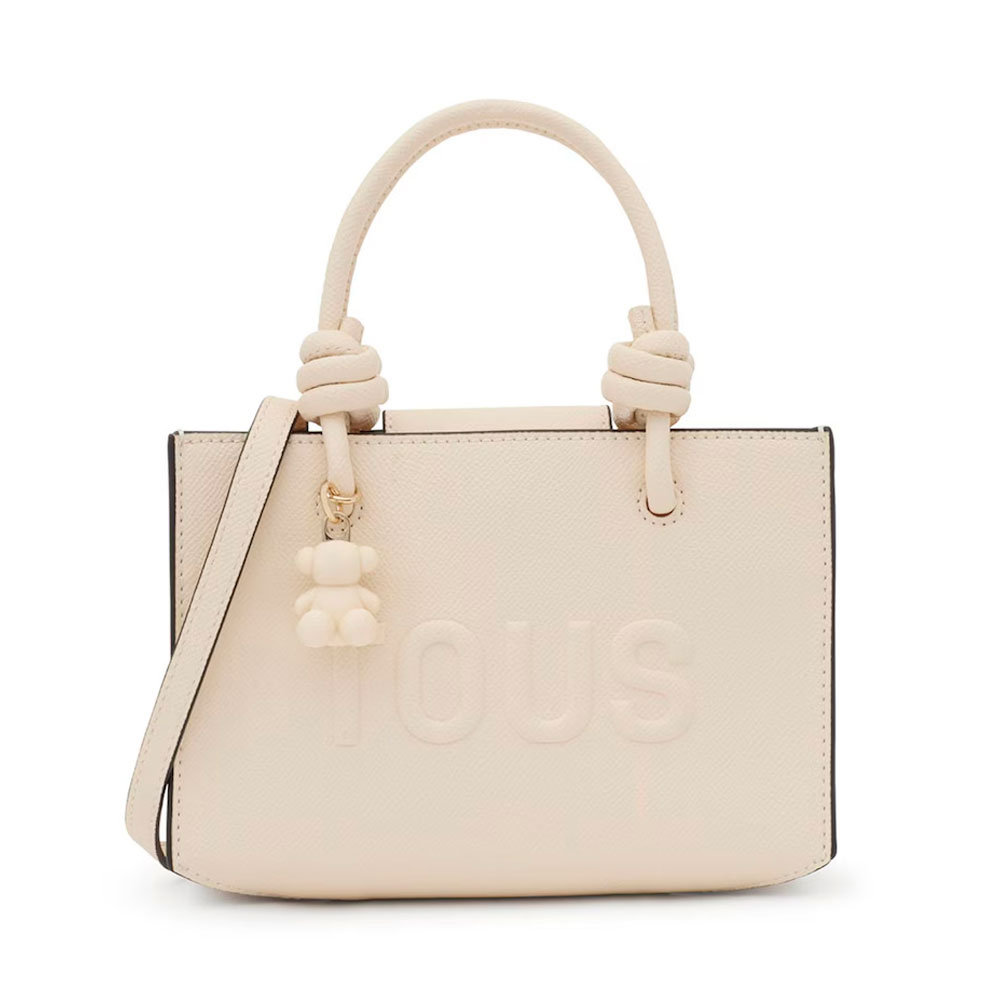 Tous Mini Bolso Beige La Rue New TOUS