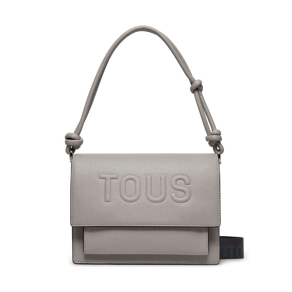 Tous Bags Bolsas, produtos de higiene pessoal e malas femininas Bolsa tiracolo feminina TOUS Audree T La Rue cinza
