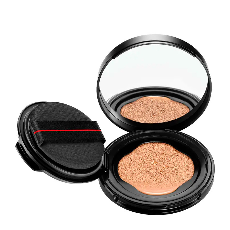Shiseido Fondotinta Synchro Skin Self Refreshing Cushion Compact Refillable Base per il trucco 140 PORCELAIN