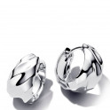 Pendientes de Aro Pequeños Ondulados 293874C00