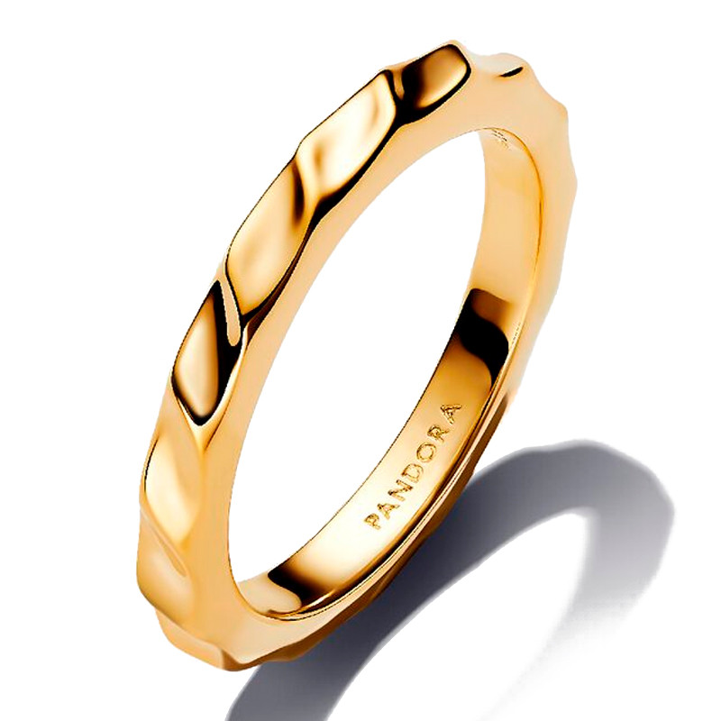 Pandora Anillo Banda Ondulada 163885C00