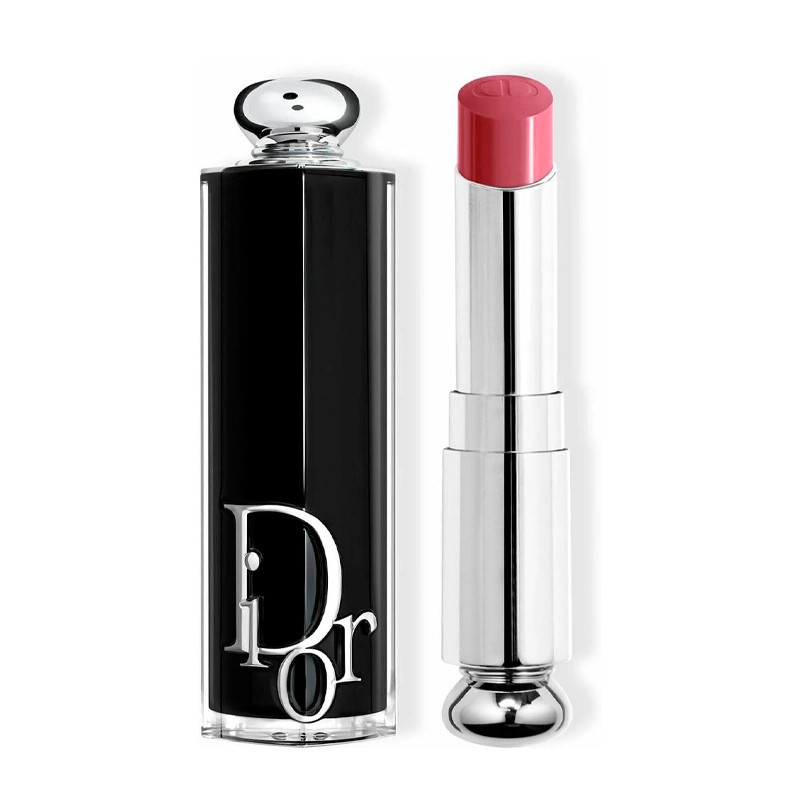 Dior 652 Rose Intense Lipsticks Addict Glossy Lipstick - 90% Natural Ingredients - Refillable
