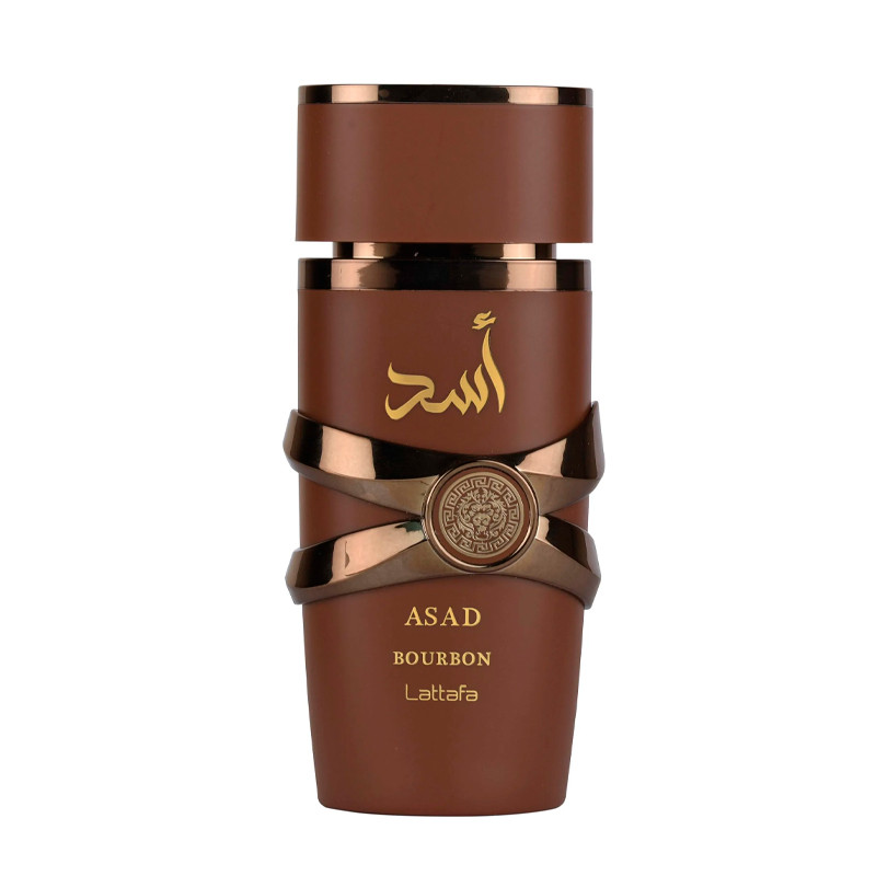 Lattafa Men's Amber/Lavender Asad Bourbon - 100Ml Eau De Parfum Arabian Perfumes For
