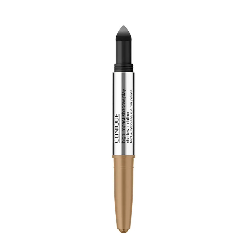Clinique High Impact Shadow Play sombra de ojos 4 ml Champagne + Caviar Mate, Satén, Brillo