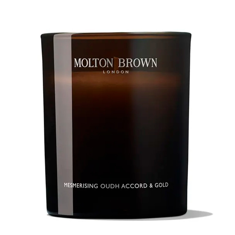 Molton Brown Bagnodoccia Mesmerising Oudh Accord & Gold Luxury Candle Candela aromatica per la casa