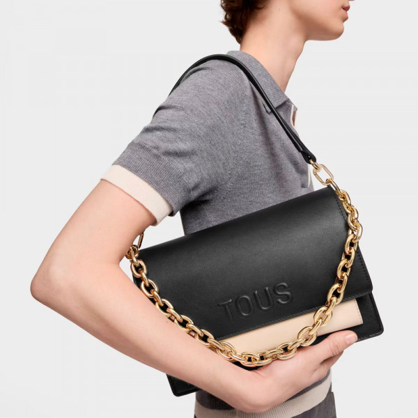 borsa-a-tracolla-media-nera-kaos-icon-audree