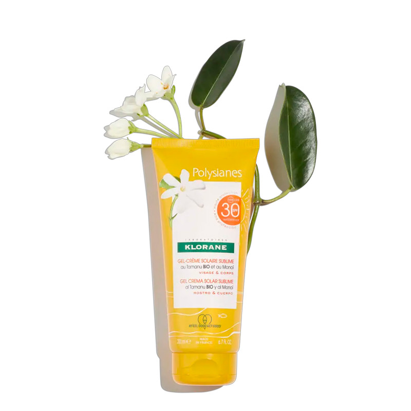 Klorane Corpo Gel Creme Solaire SPF30 Trattamento solare viso e corpo