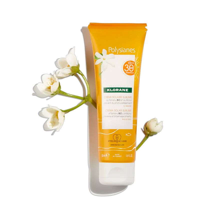 Klorane Corpo Gel Creme Solaire SPF30 Trattamento solare viso e corpo