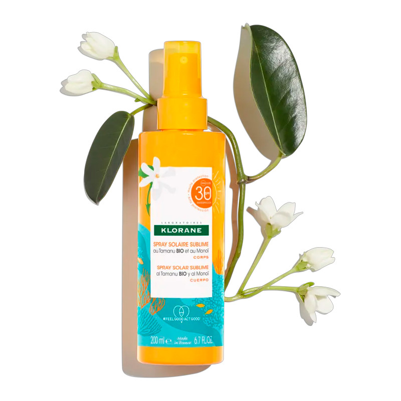 Klorane Corpo Sublime Sun Spray SPF 30 Protezione solare per il corpo